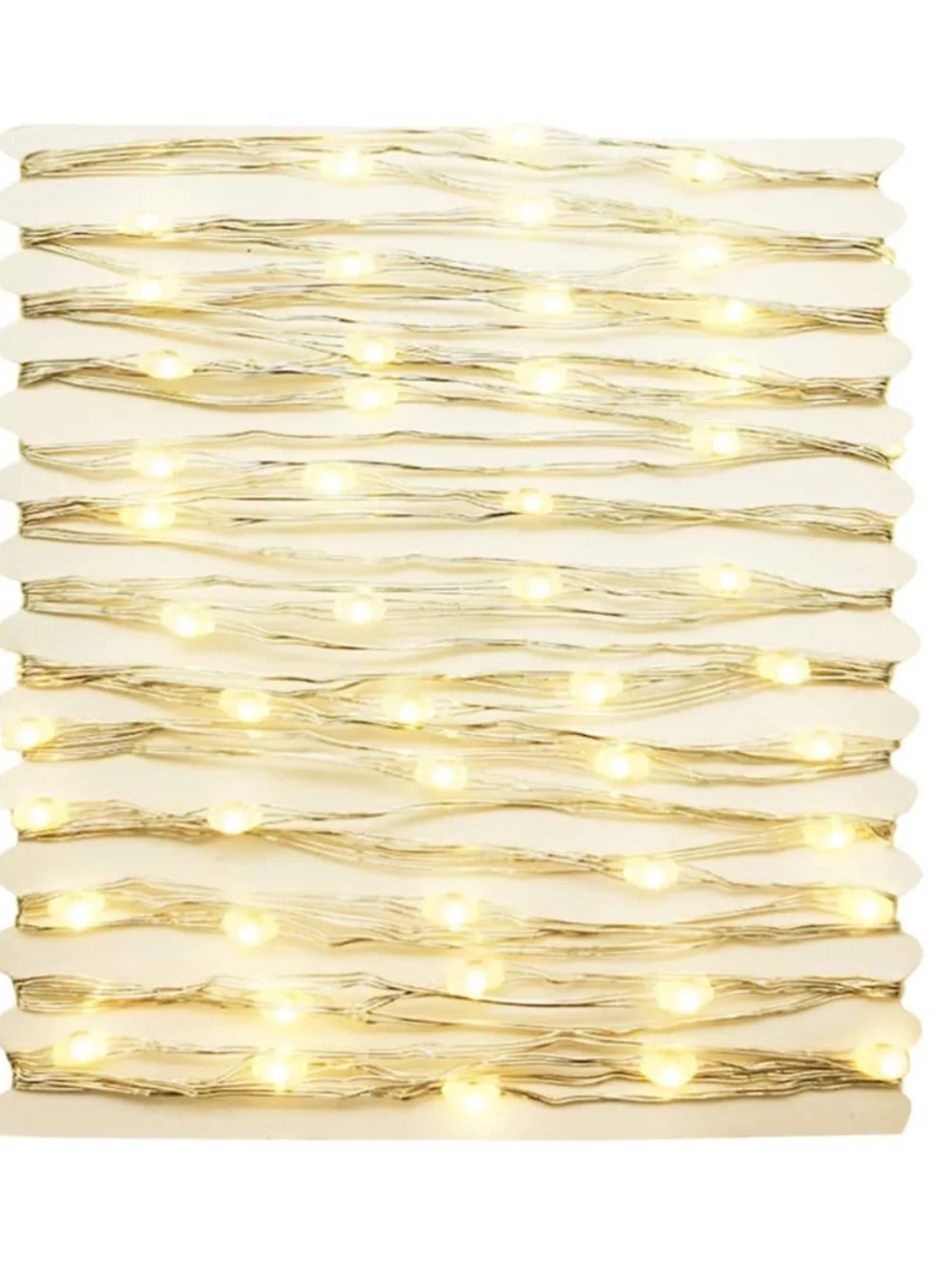100 Count Warm White LED String Lights by Ashland Fairy Mini Indoor 33ft NEW